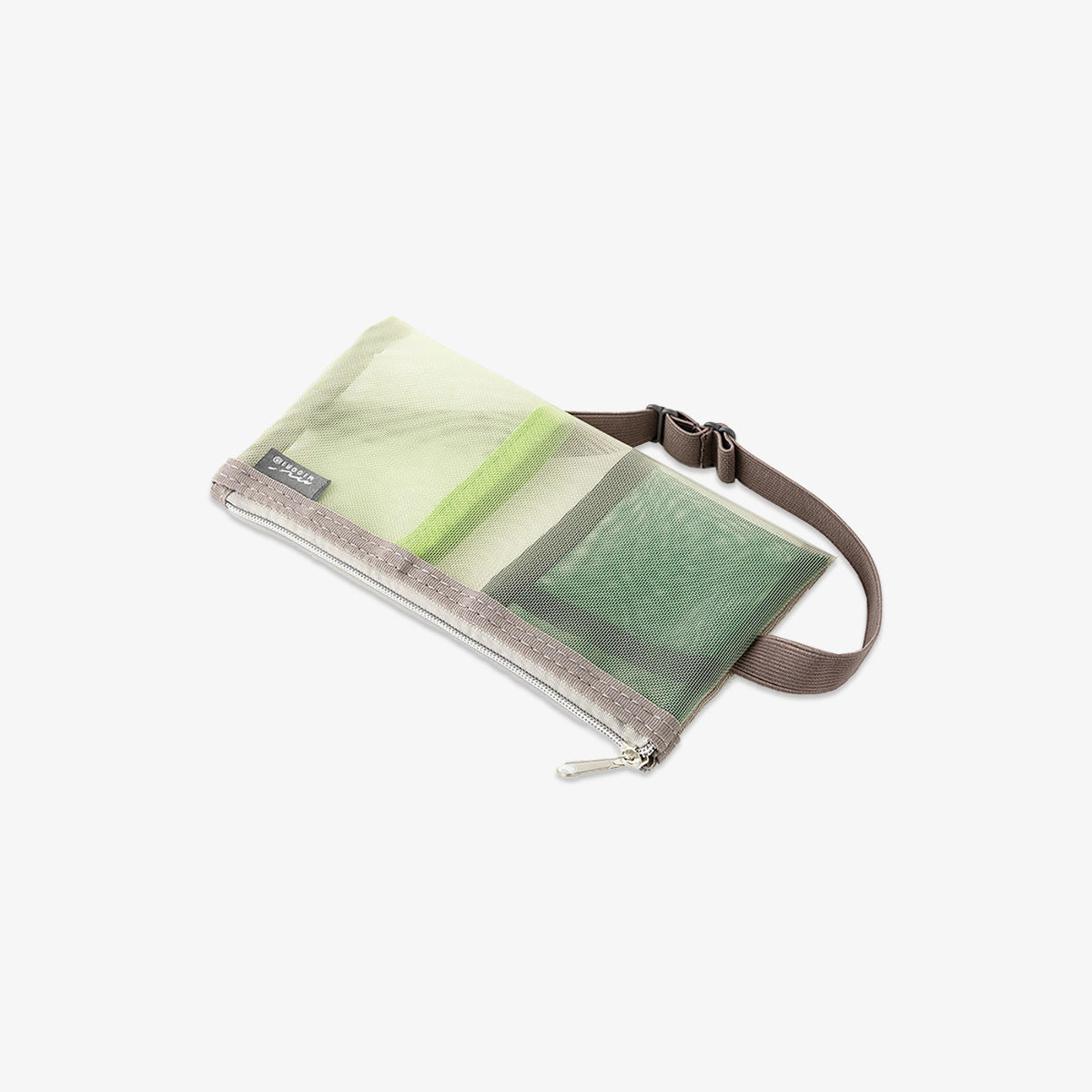 BOOK BAND PEN CASE // MESH GREEN