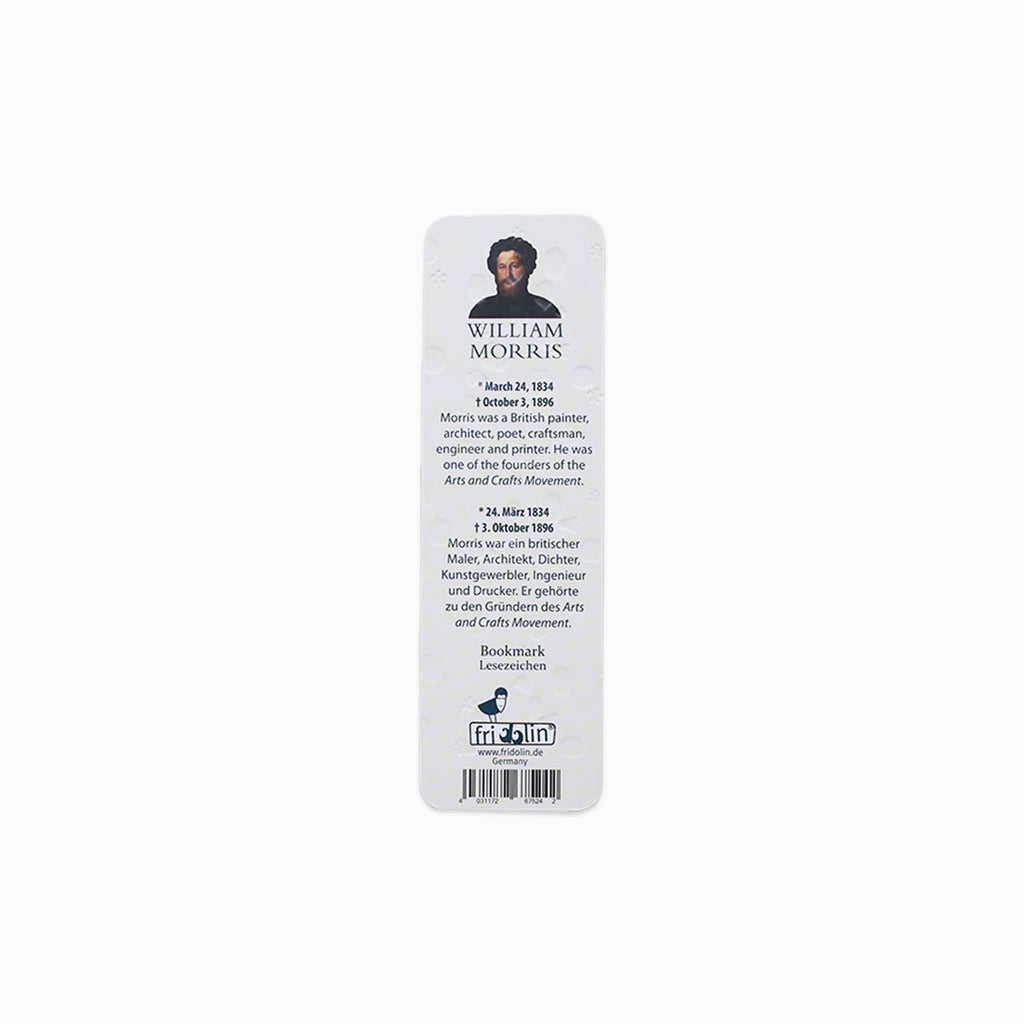 WILLIAM MORRIS BOOKMARK // BLUE