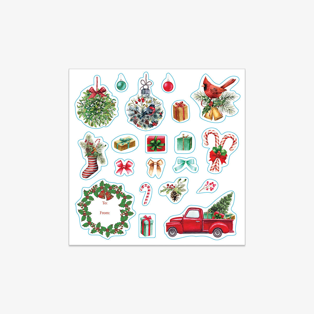 STICKER BOOK // MERRY & BRIGHT CHRISTMAS