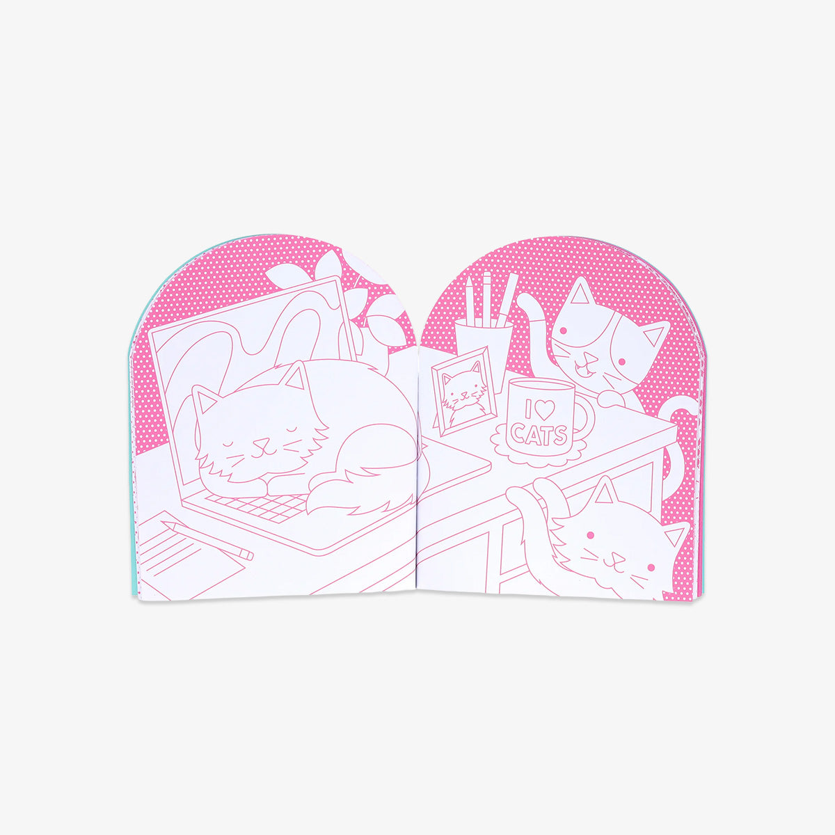 COLOURING & STICKER BOOK // CATS