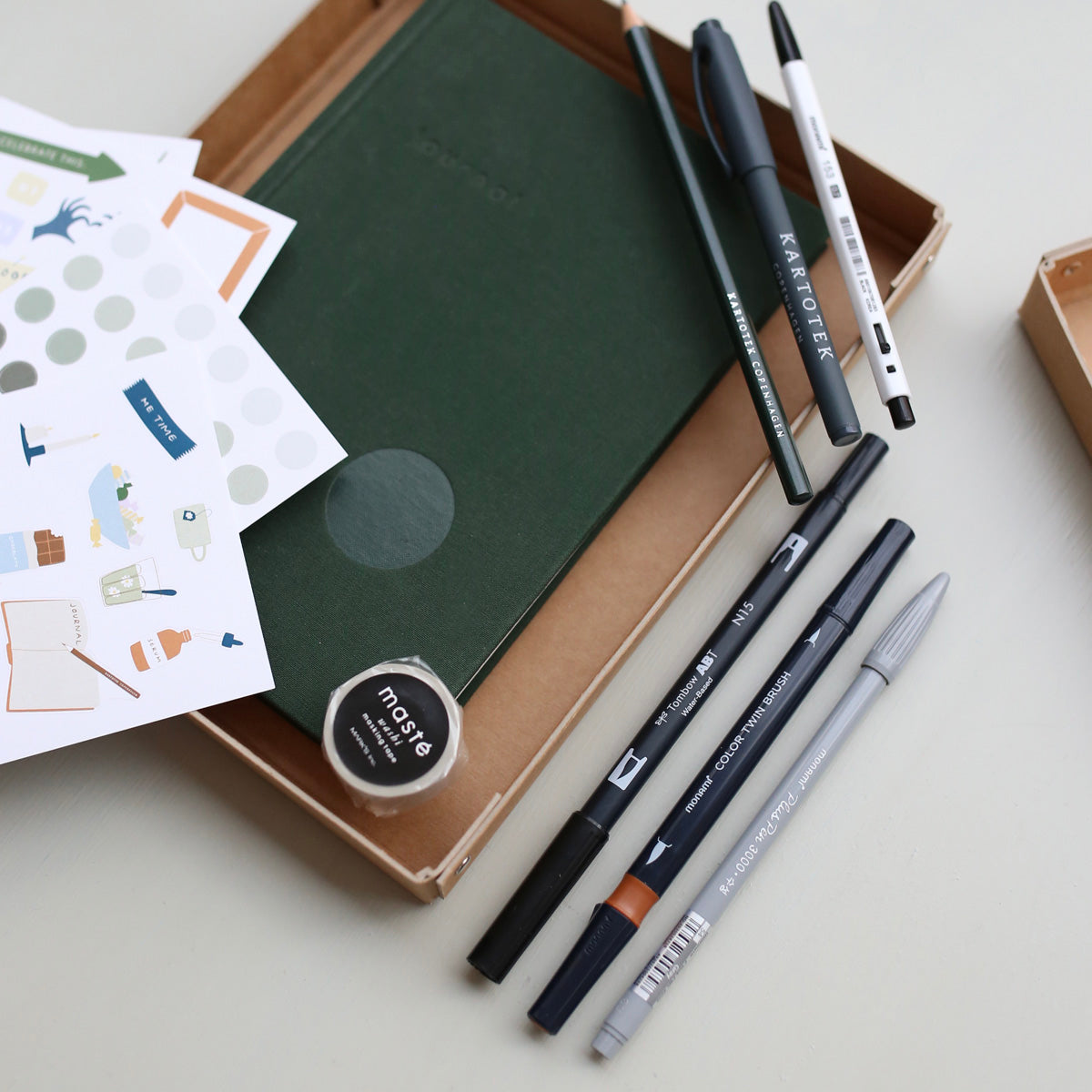 CREATIVE JOURNALING BUNDLE // GREEN