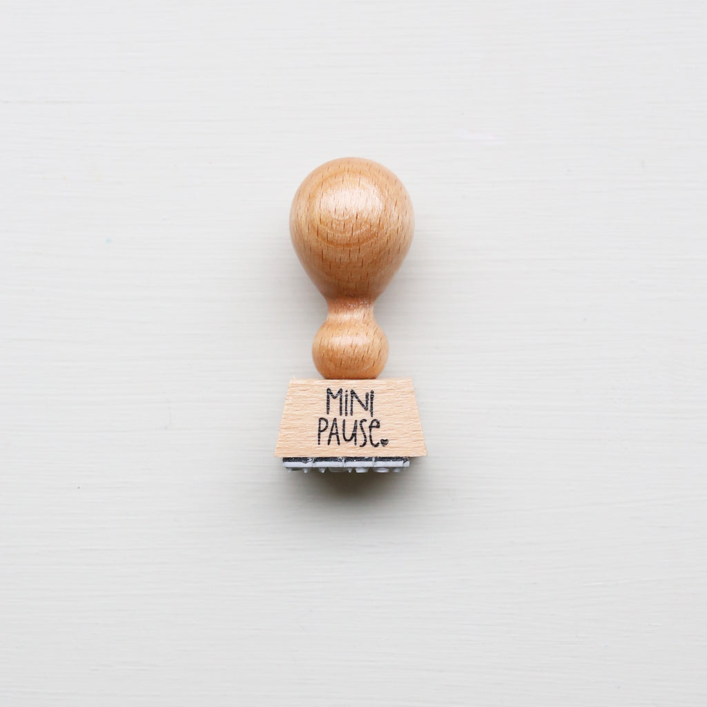 RUBBER STAMP // 'MINI PAUSE'