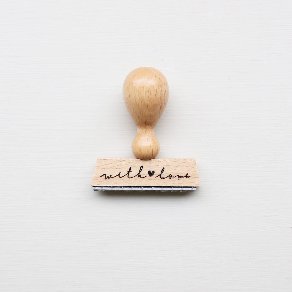 RUBBER STAMP // 'WITH LOVE'