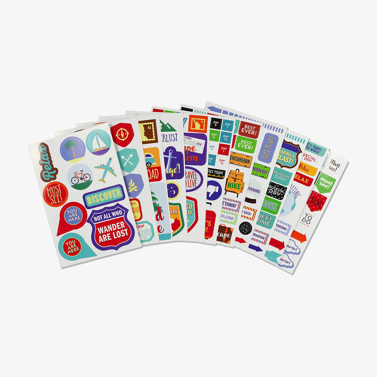 STICKERS SHEET SET // TRAVEL