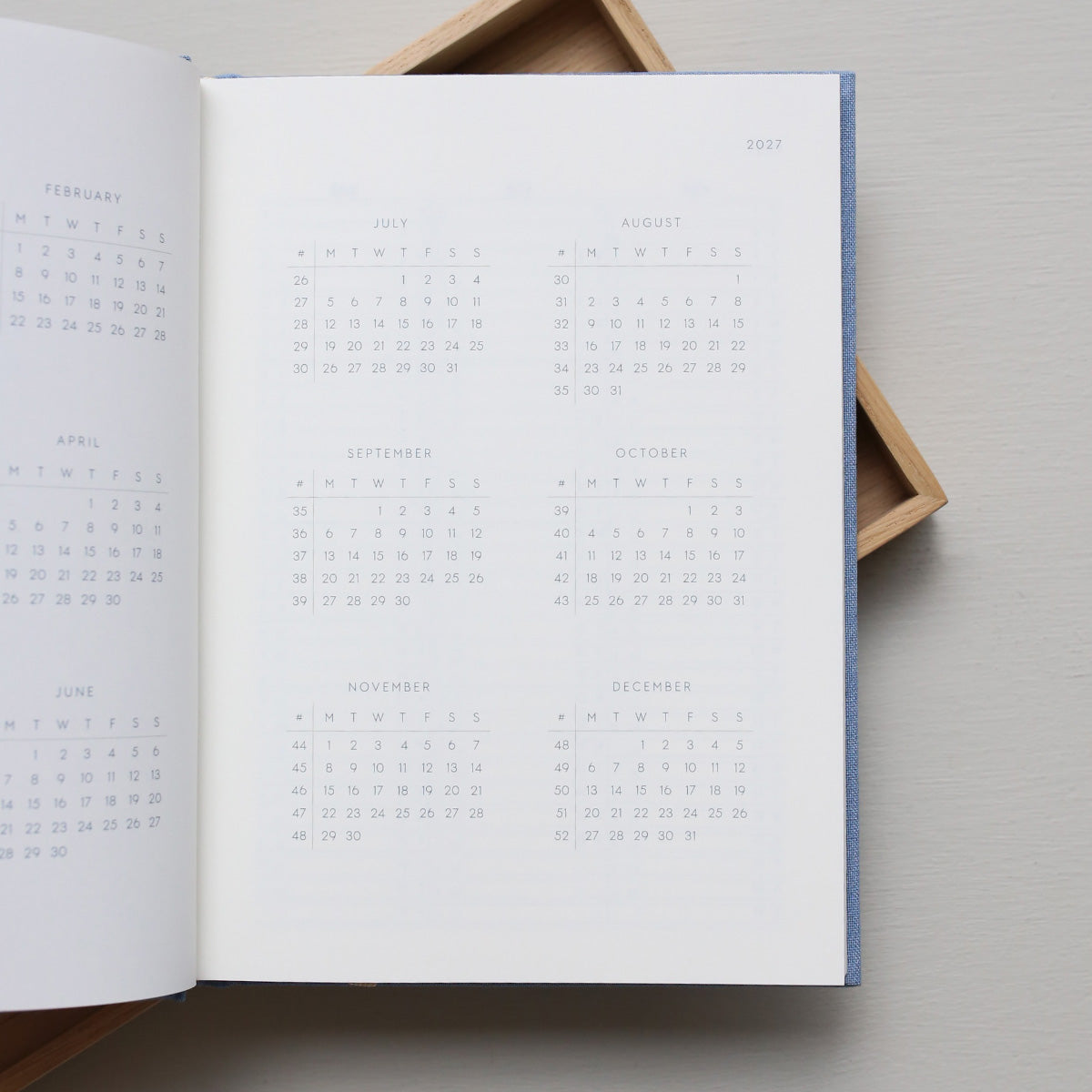 NOTEBOOK CALENDAR 2027 // ENGLISH