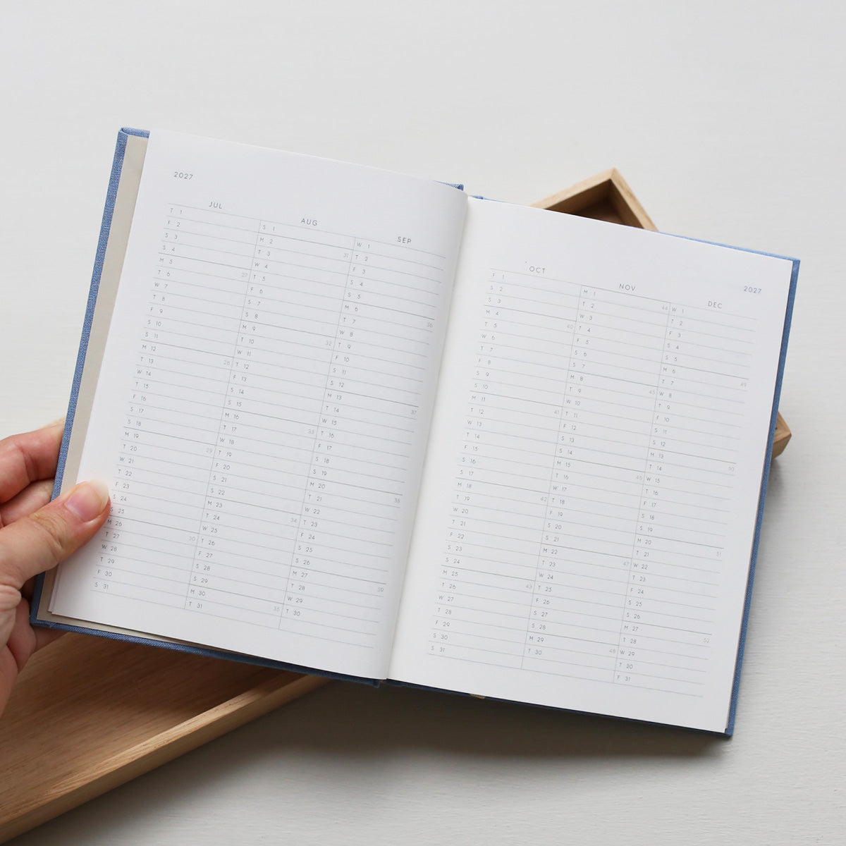 NOTEBOOK CALENDAR 2027 // ENGLISH