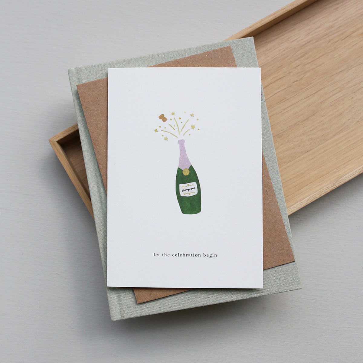 GREETING CARD // CHAMPAGNE