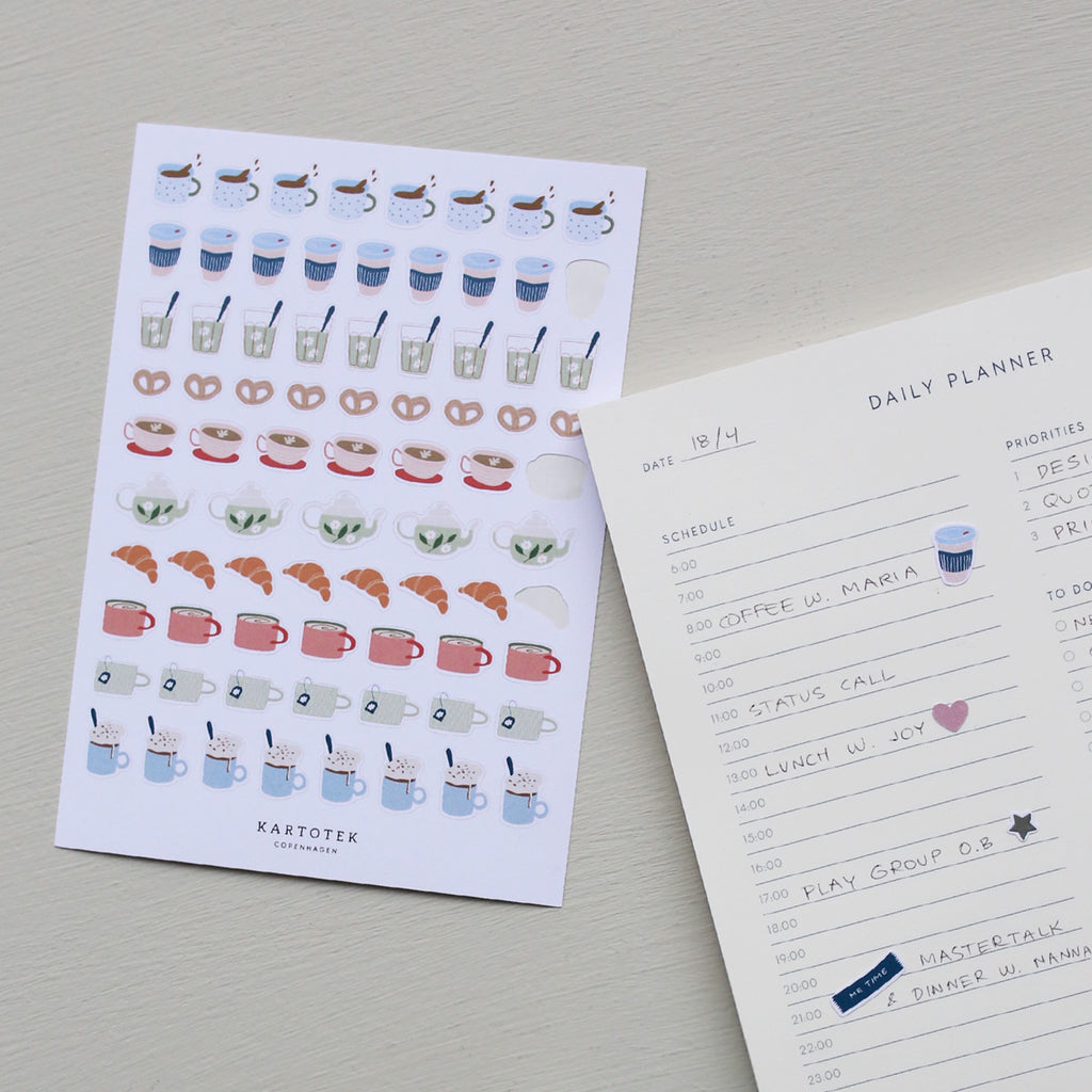 STICKERS // MINI COFFEE ICONS