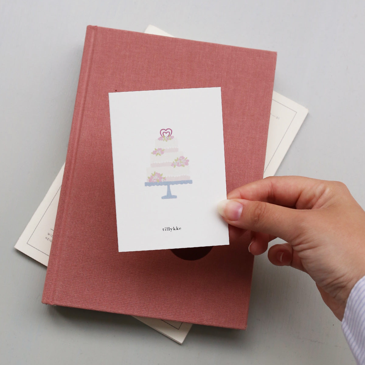 SMALL GREETING CARD // BRYLLUPSKAGE (DANISH)