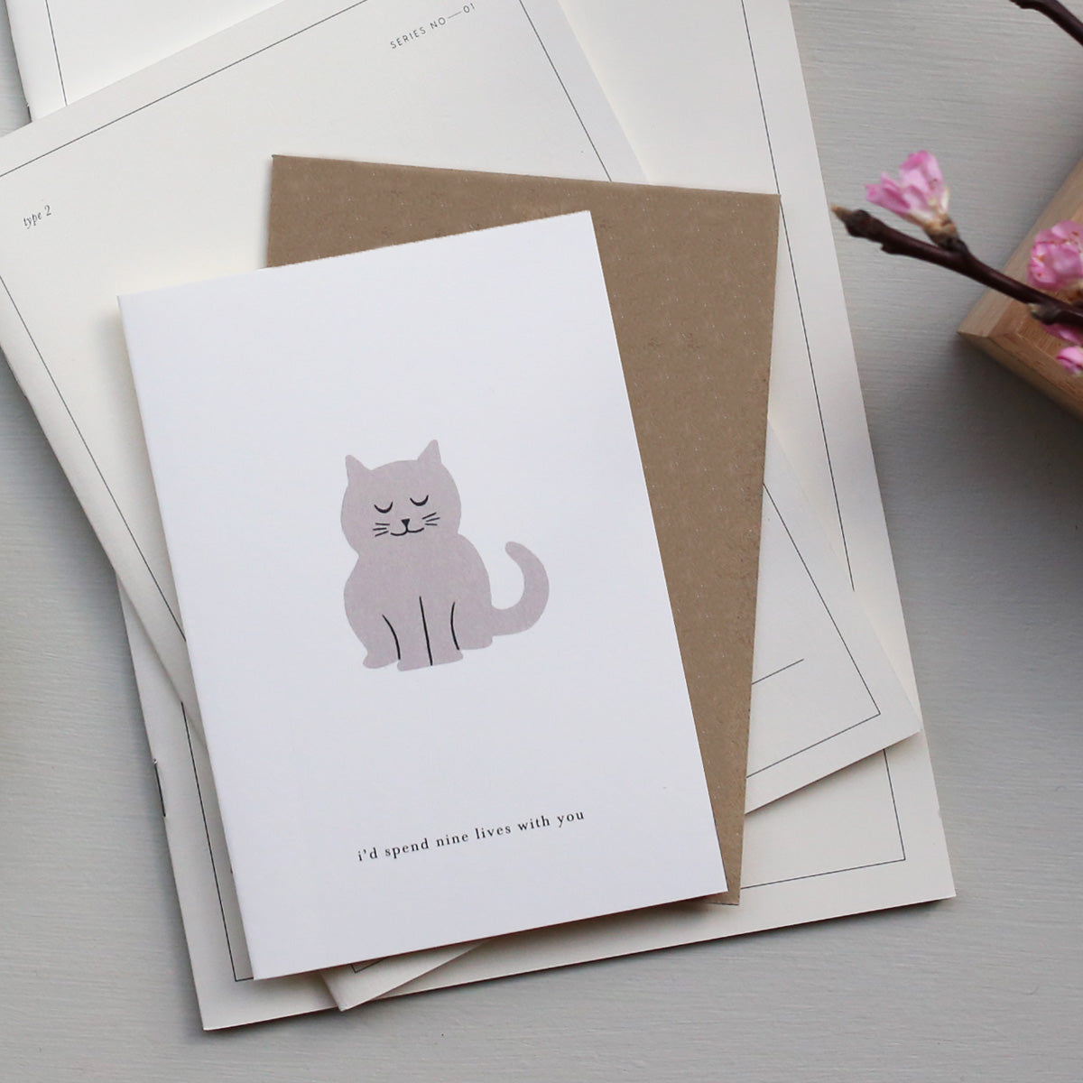 GREETING CARD // CAT