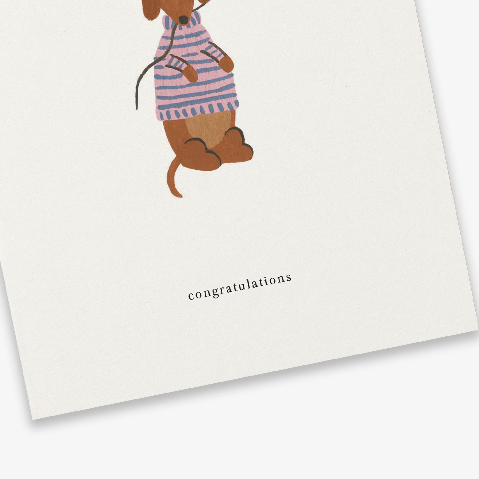 GREETING CARD // CELEBRATION DOG