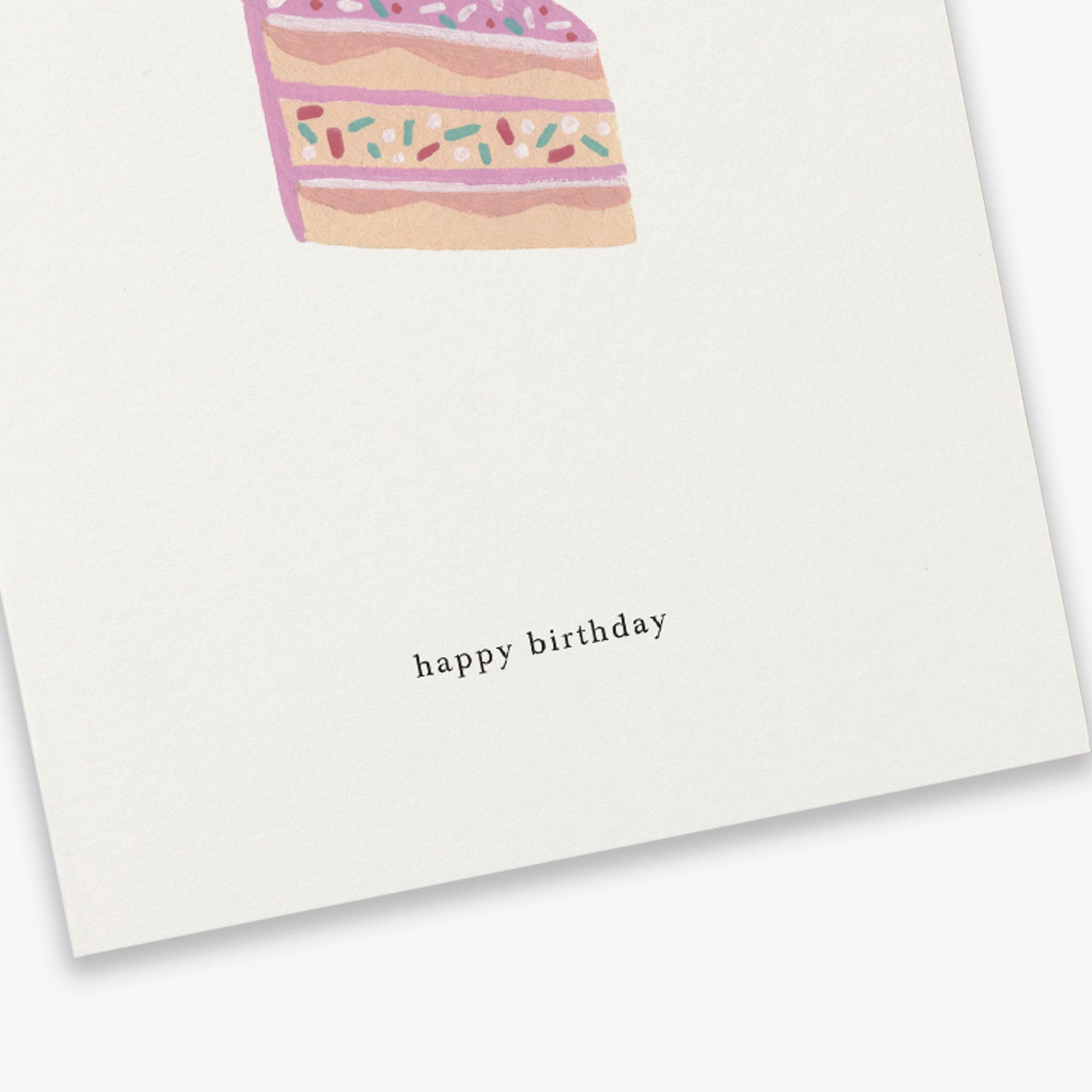 GREETING CARD // CAKE SLICE