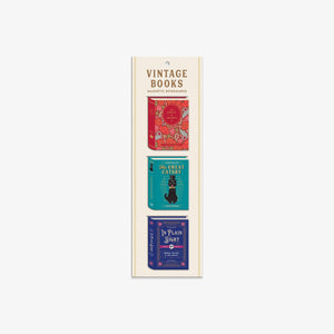 MAGNETIC BOOKMARKS // VINTAGE BOOKS