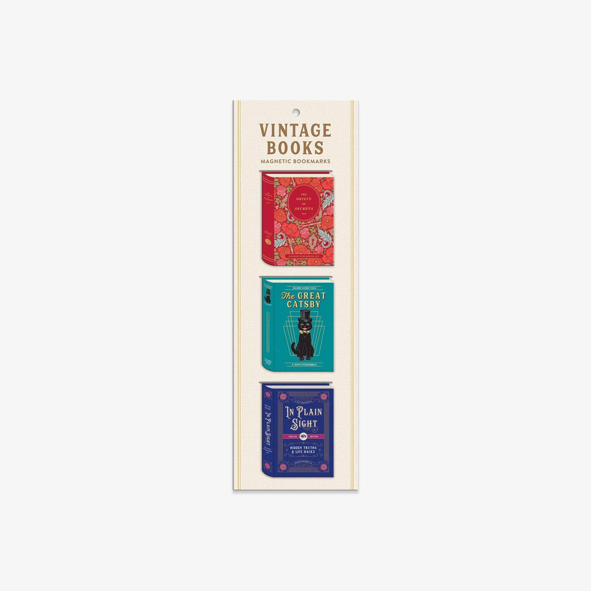 MAGNETIC BOOKMARKS // VINTAGE BOOKS