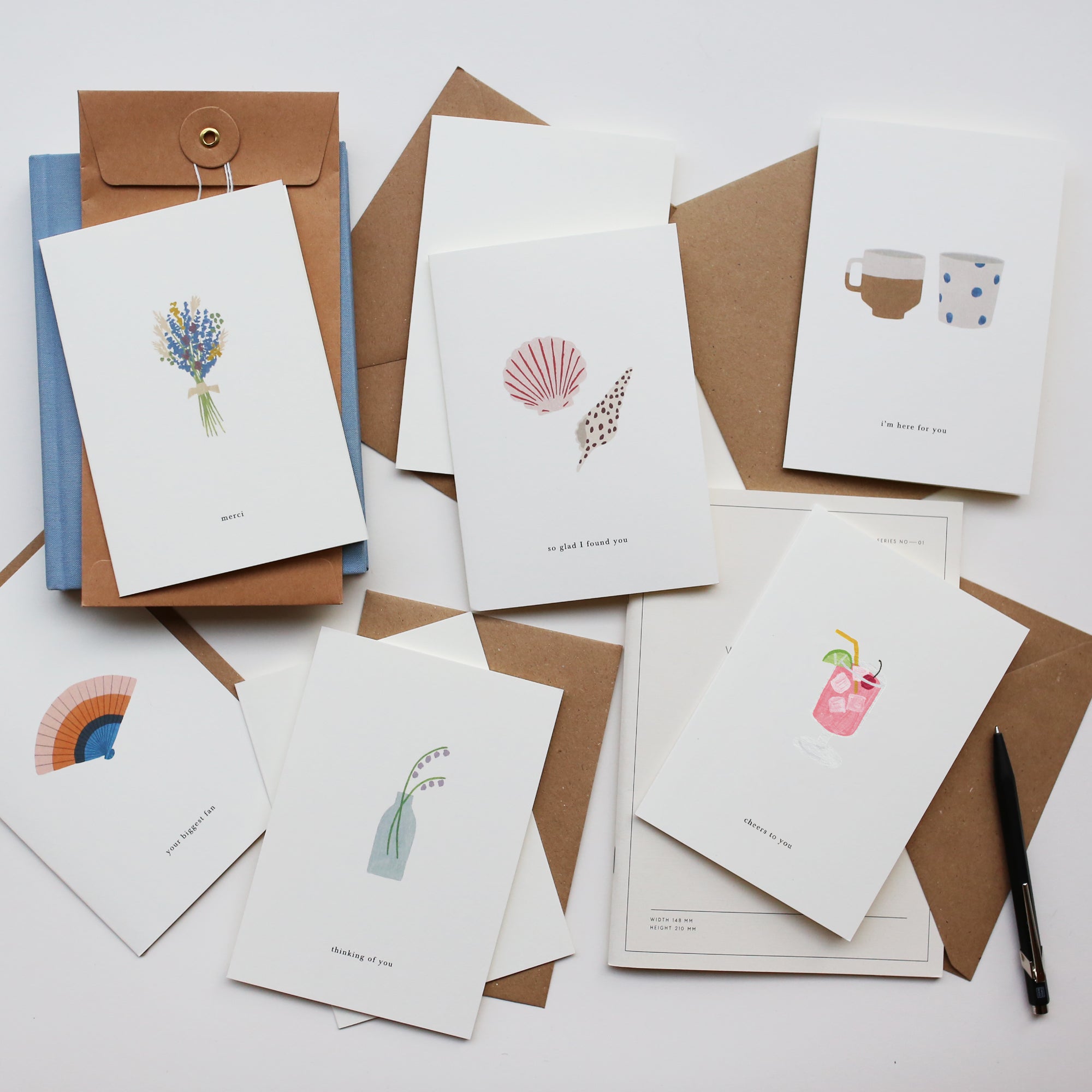 GREETING CARD SET OF 6 // APPRECIATION