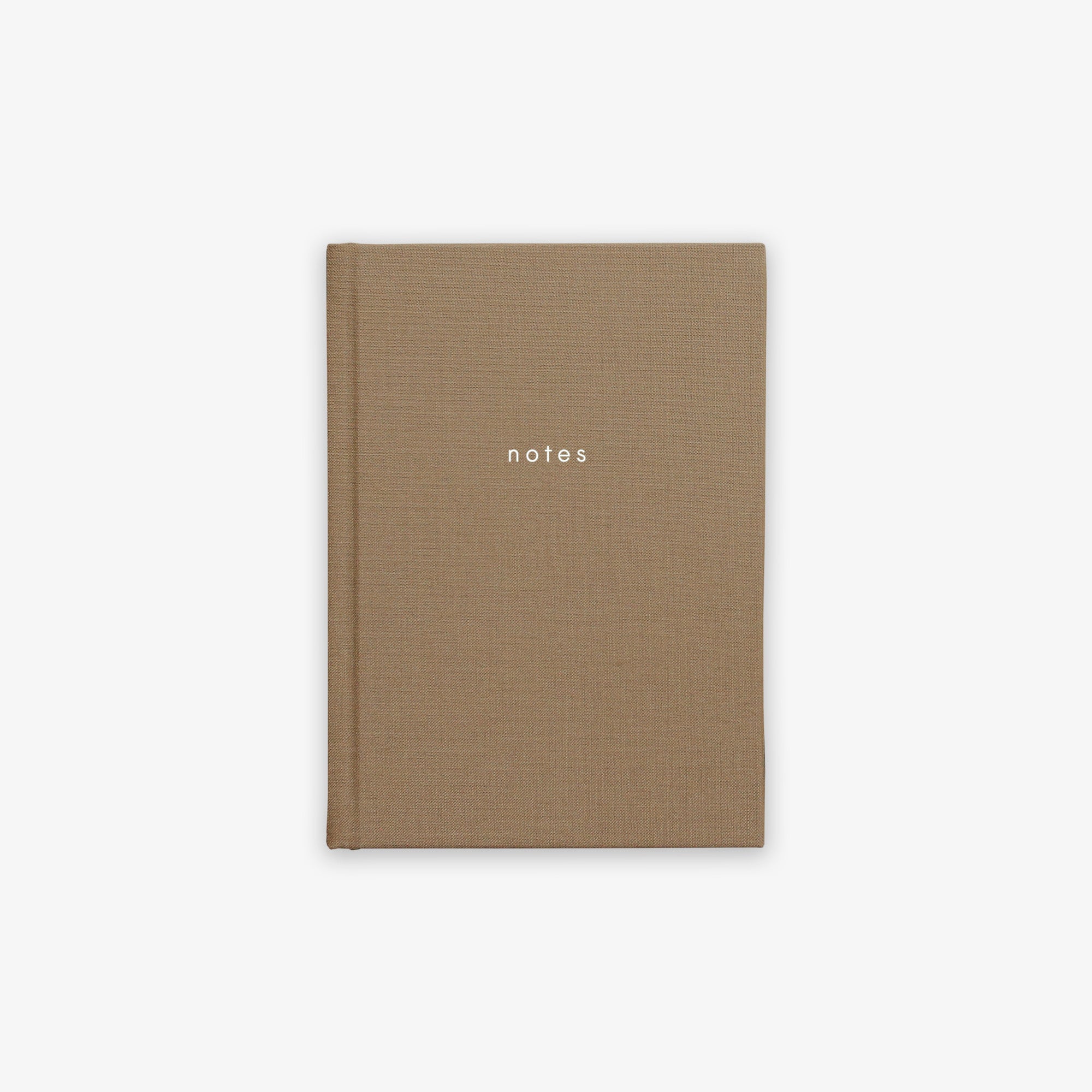 NOTES HARDCOVER NOTEBOOK // BROWN