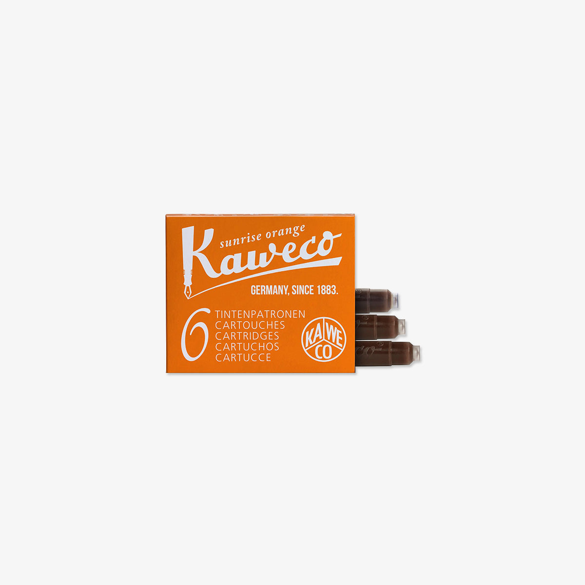 KAWECO INK CARTRIDGES 6-PACK // SUNRISE ORANGE