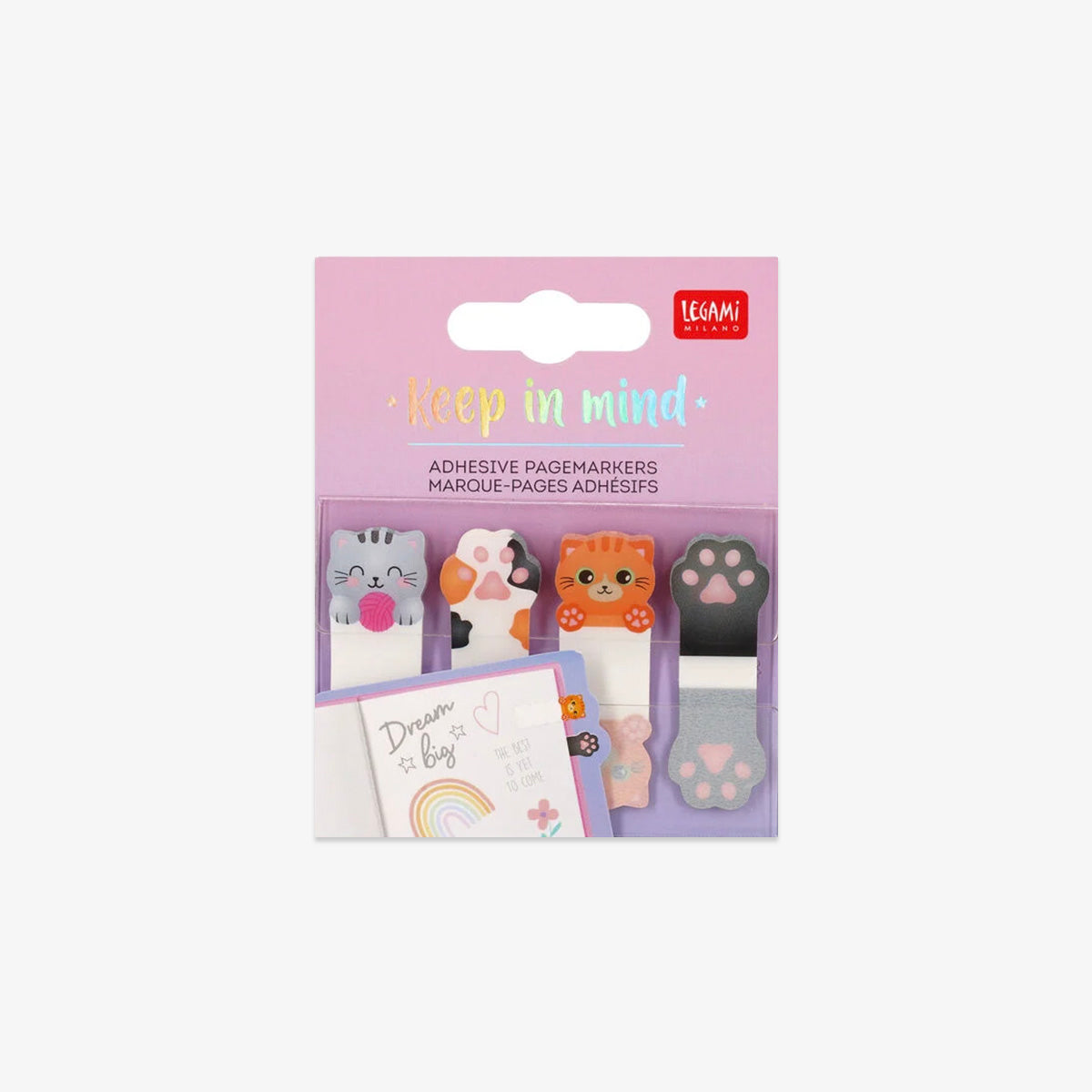 ADHESIVE PAGE MARKERS // CUTE CATS