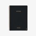 KOZO SPIRAL-BOUND NOTEBOOK A4 // BLACK