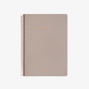 KOZO SPIRAL-BOUND NOTEBOOK A4 // SAND