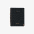 KOZO SPIRAL-BOUND NOTEBOOK A5 // BLACK