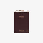 KOZO SPIRAL-BOUND NOTEBOOK A6 // COFFEE