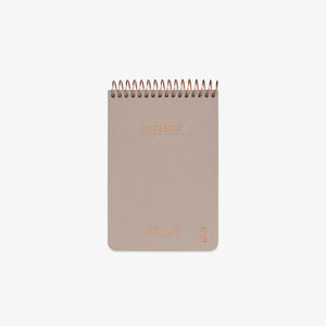 KOZO SPIRAL-BOUND NOTEBOOK A6 // SAND