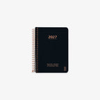 KOZO SPIRALBUNDEN KALENDER 2026 A6 // SORT