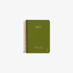 KOZO SPIRALBUNDEN KALENDER 2027 A6 // OLIVENGRØN