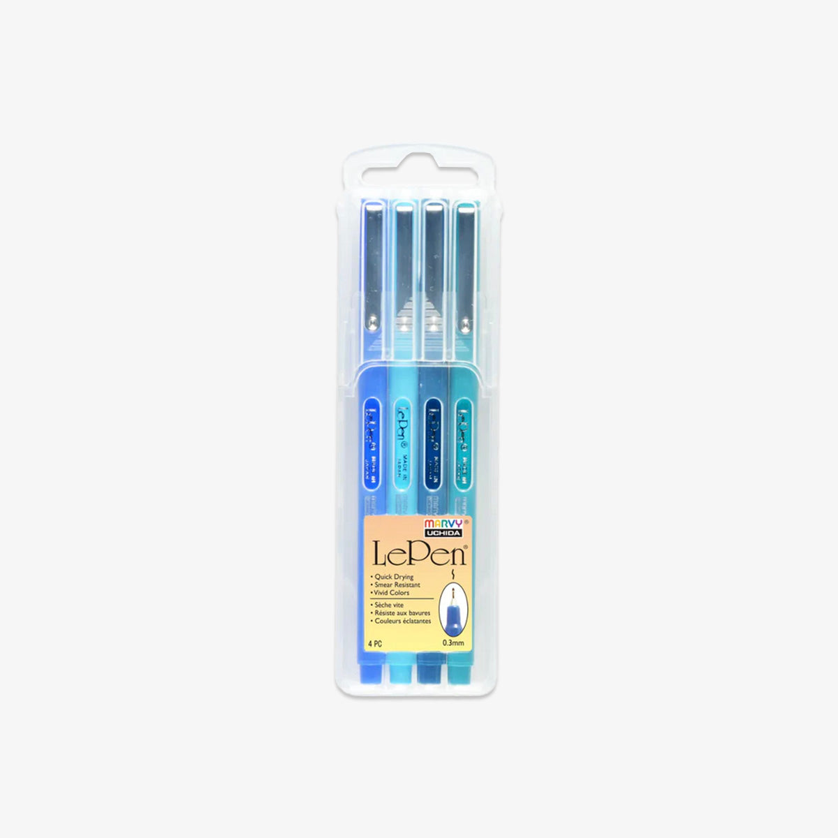 LE PEN SET 4 PCS // BLUE