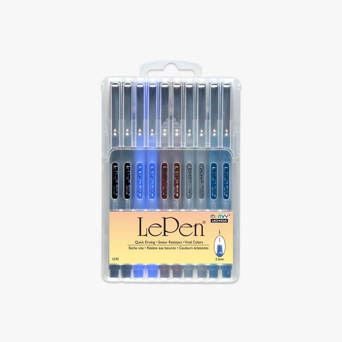 LE PEN SET 10 PCS // EARTH TONE