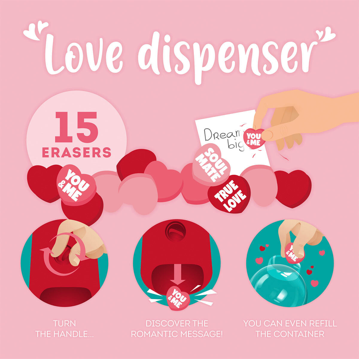 LOVE DISPENSER // ERASERS