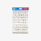 STAMP SET // LETTERS & NUMBERS