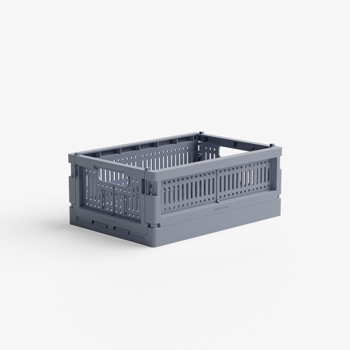 MINI FOLDING CRATE // BLUE GREY