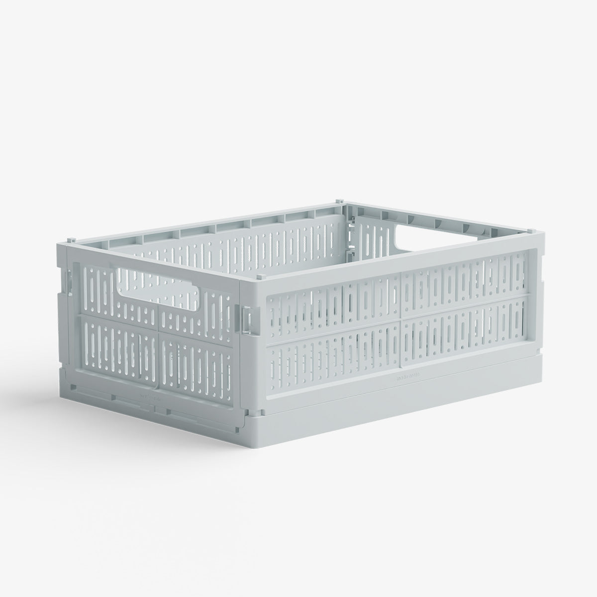 MIDI FOLDING CRATE // ICE CUBE BLUE