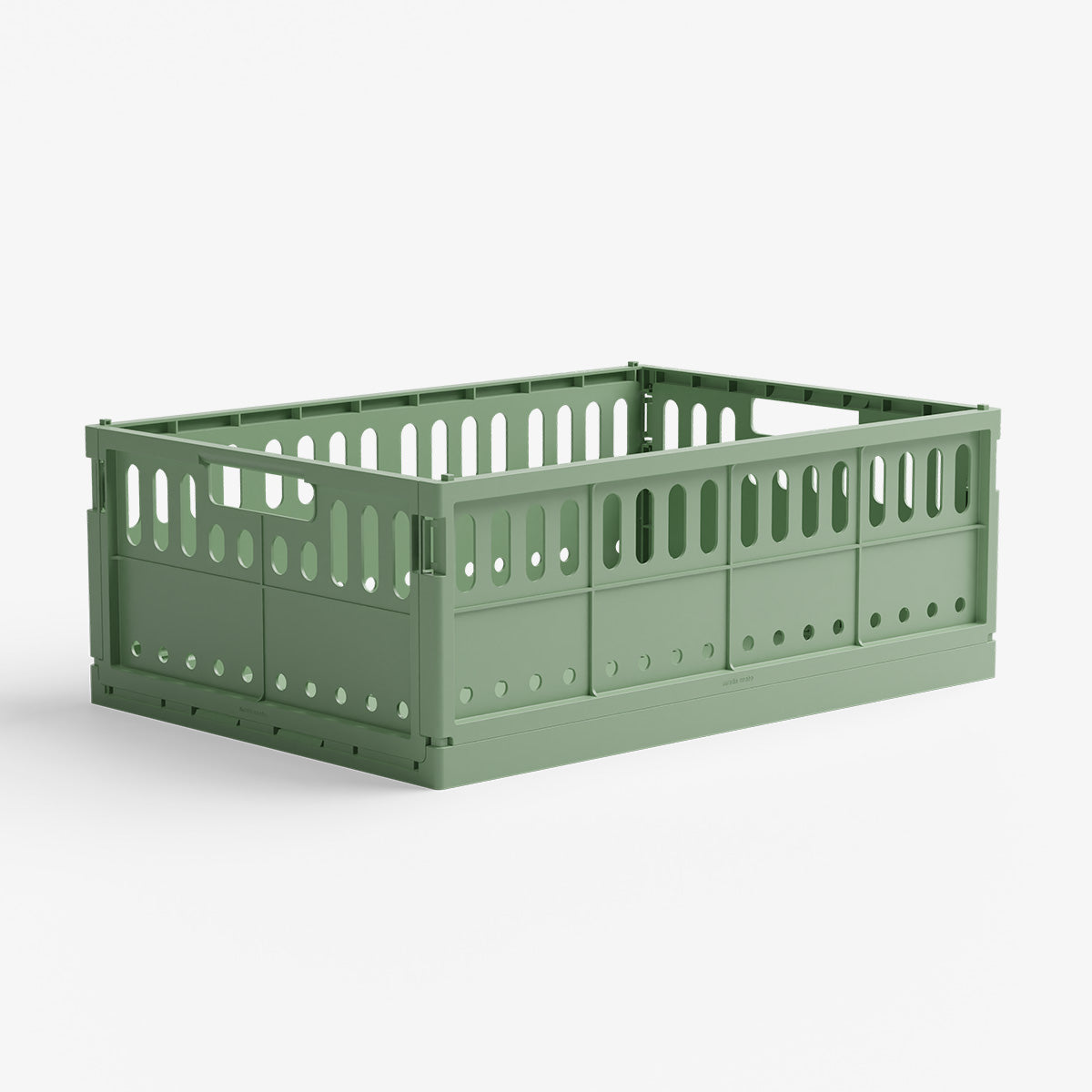 MAXI FOLDING CRATE // GREEN BEAN GREEN