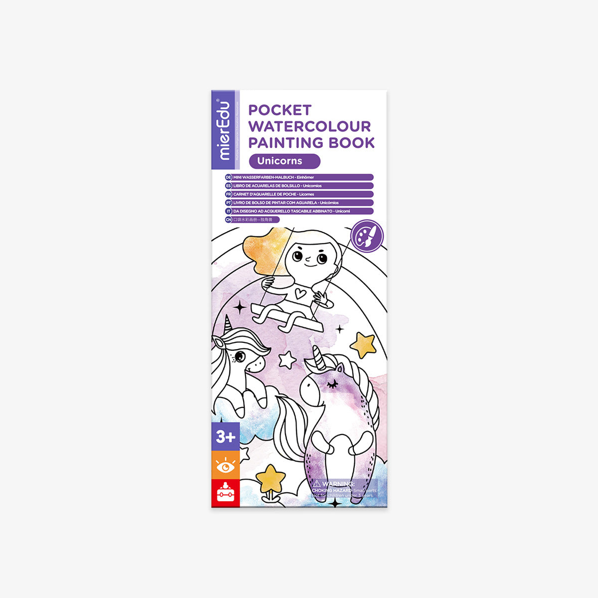 POCKET WATERCOLOUR PAINTING BOOK // UNICORNS