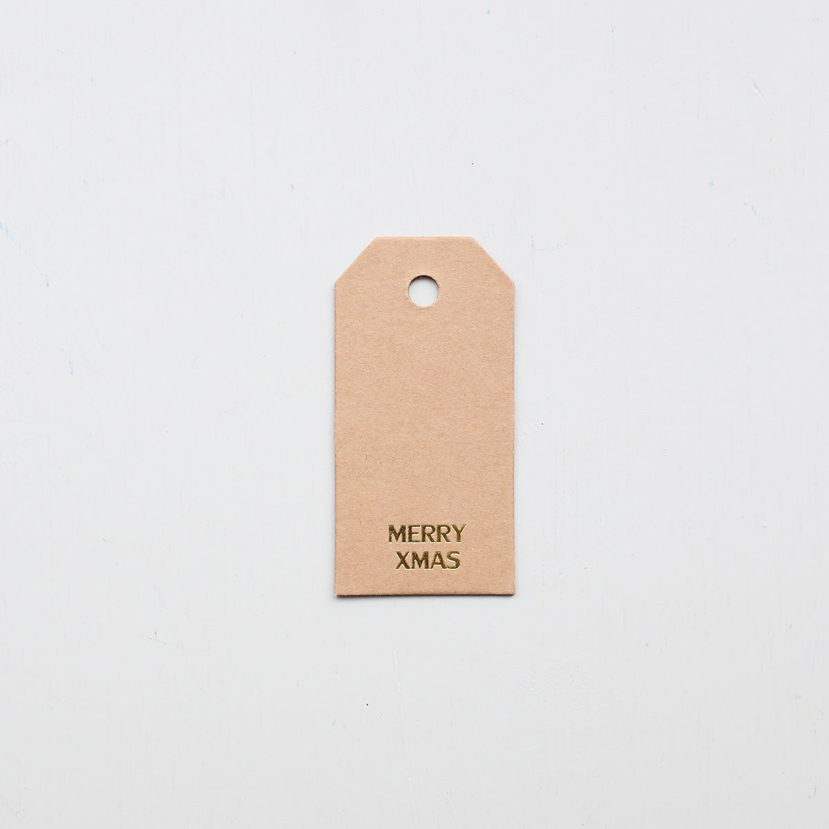 MANILA GIFT TAG // MERRY XMAS