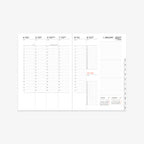 KALENDER SEP 2026 - DEC 2027 A5 // KIRSEBÆRBLOMSTER
