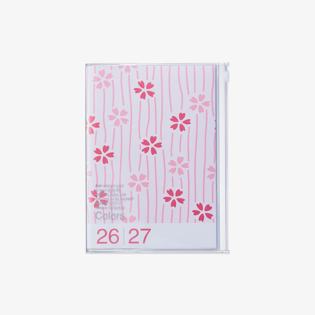 KALENDER SEP 2026 - DEC 2027 A5 // KIRSEBÆRBLOMSTER