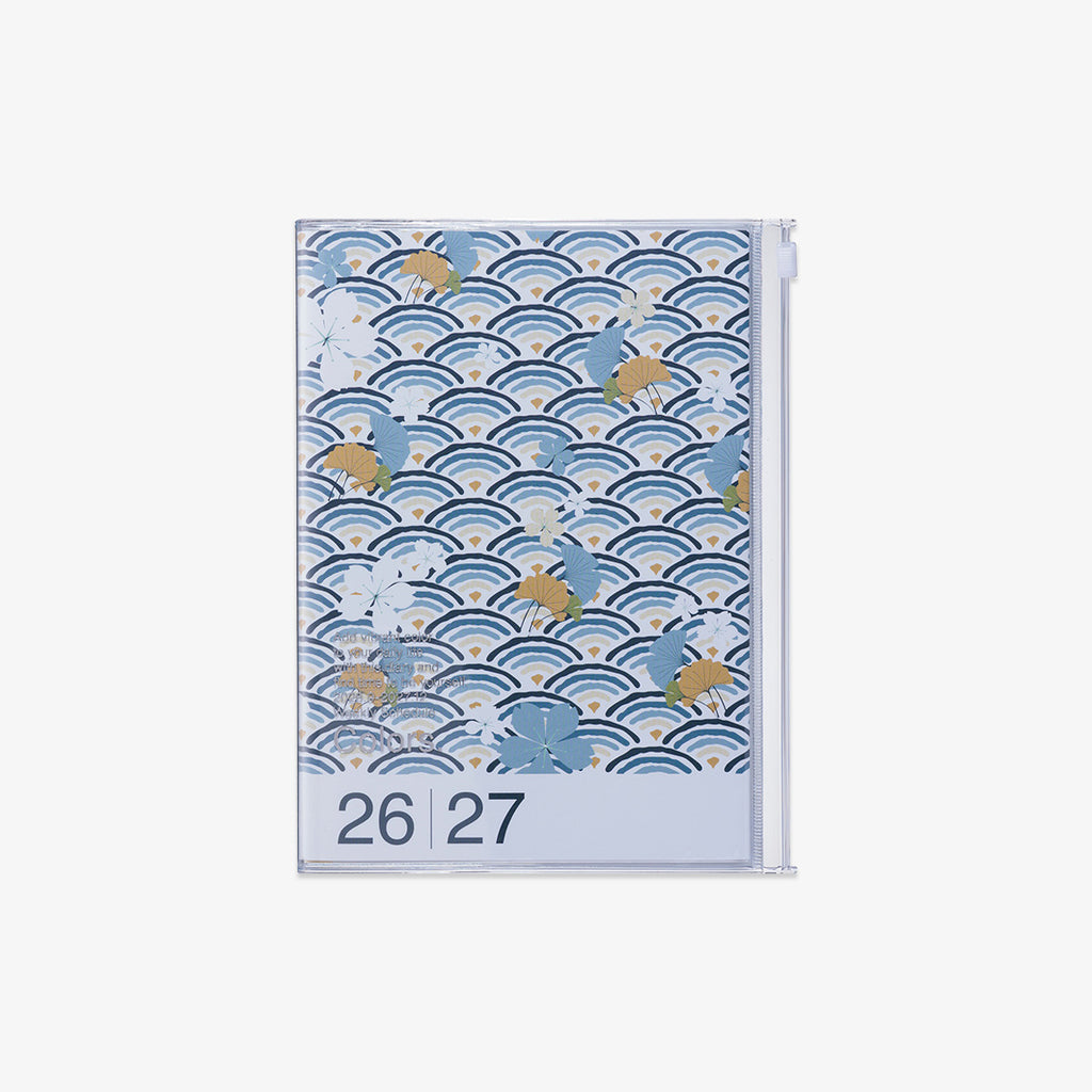 KALENDER SEP 2026 - DEC 2027 A5 // GRØN BØLGE