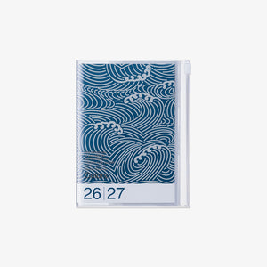 KALENDER SEP 2026 - DEC 2027 A6 // BLÅ BØLGE