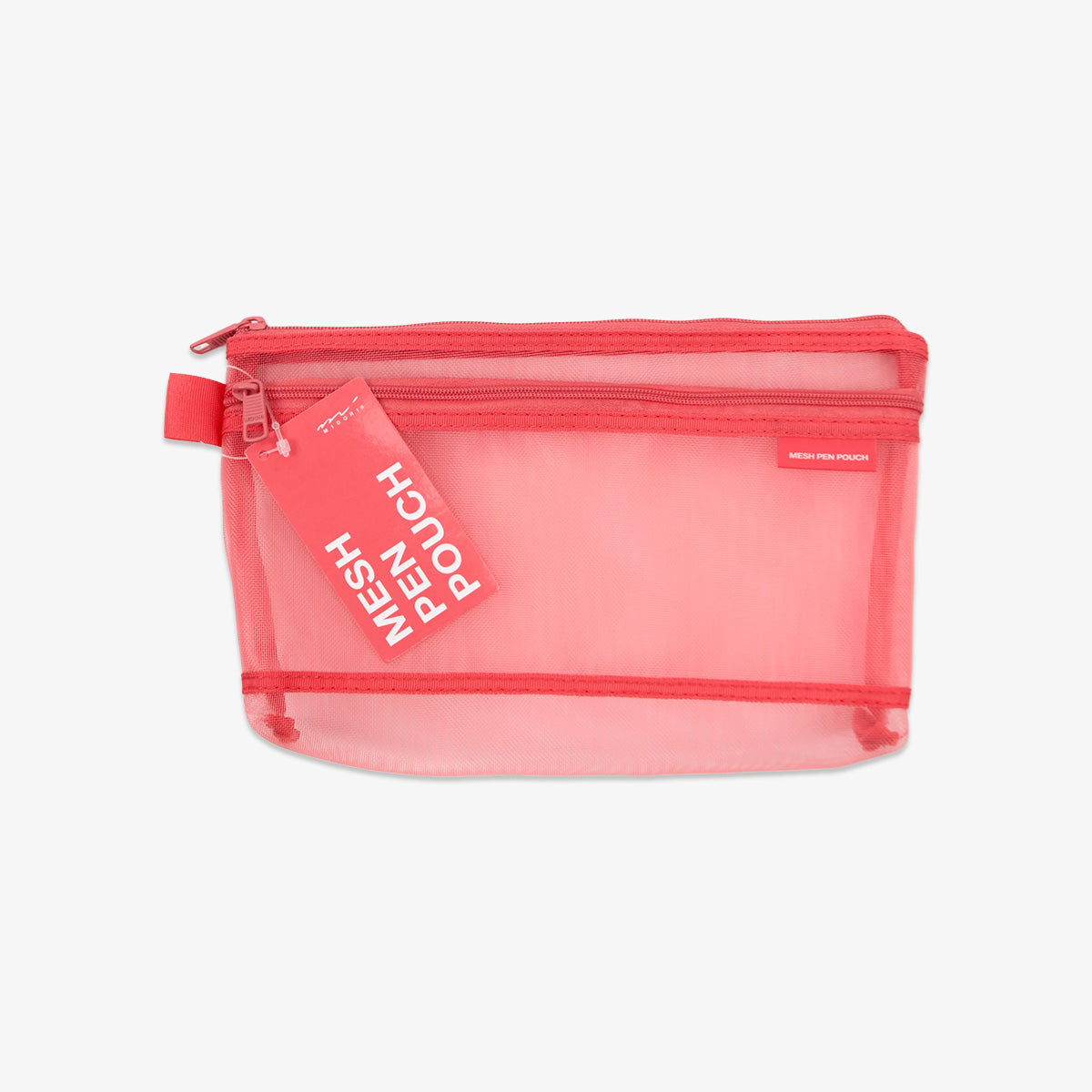 MESH PEN POUCH // PINK