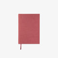 Linned hardcover notebook in red