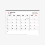 NOTEBOOK CALENDAR 2027 M // KHAKI