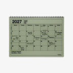 NOTEBOOK CALENDAR 2027 M // KHAKI