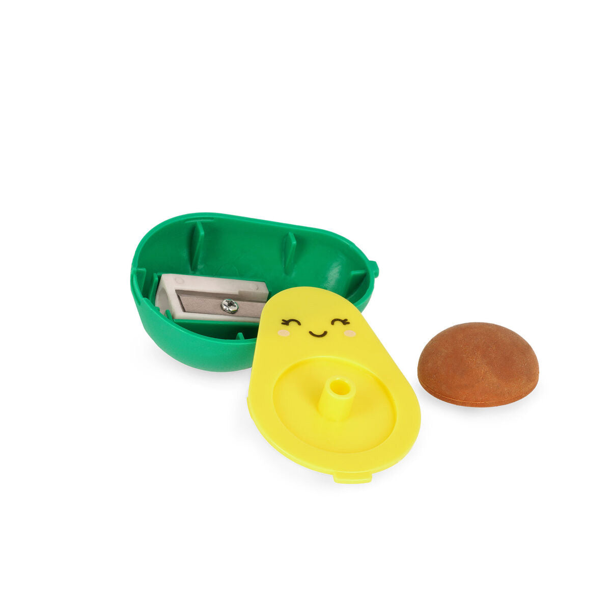 LEGAMI PENCIL SHARPENER & ERASER // AVOCADO