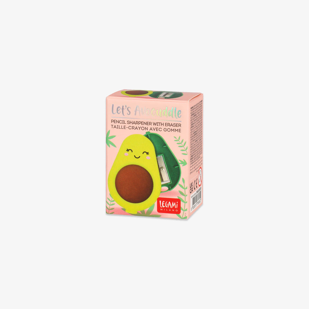 LEGAMI PENCIL SHARPENER & ERASER // AVOCADO