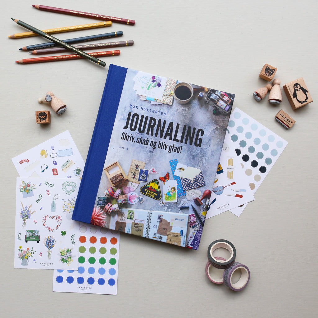 BOG 'JOURNALING - SKRIV, SKAB OG BLIV GLAD' // DANSK