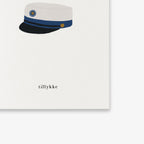 SMALL GREETING CARD // STUDENT (BLÅ) (DANISH)